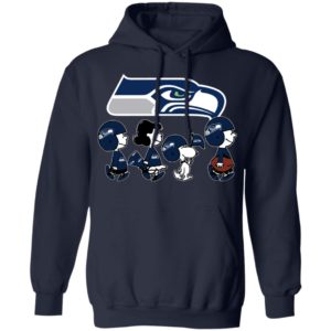 The Peanuts Snoopy And Friends Cheer For The Seattle Seahawks NFL Shirt