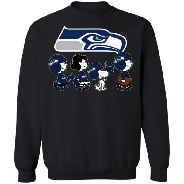 The Peanuts Snoopy And Friends Cheer For The Seattle Seahawks NFL Shirt