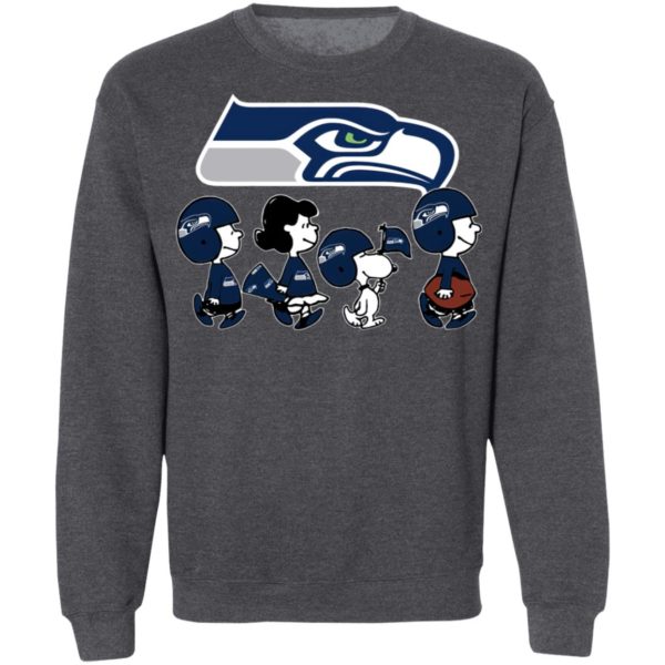 The Peanuts Snoopy And Friends Cheer For The Seattle Seahawks NFL Shirt