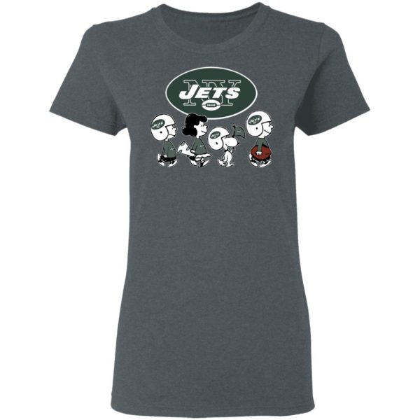 The Peanuts Snoopy And Friends Cheer For The New York Jets NFL Shirt