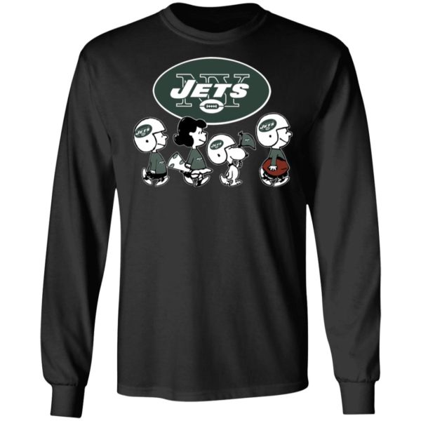 The Peanuts Snoopy And Friends Cheer For The New York Jets NFL Shirt