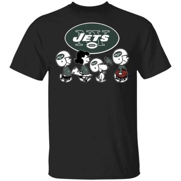 The Peanuts Snoopy And Friends Cheer For The New York Jets NFL Shirt