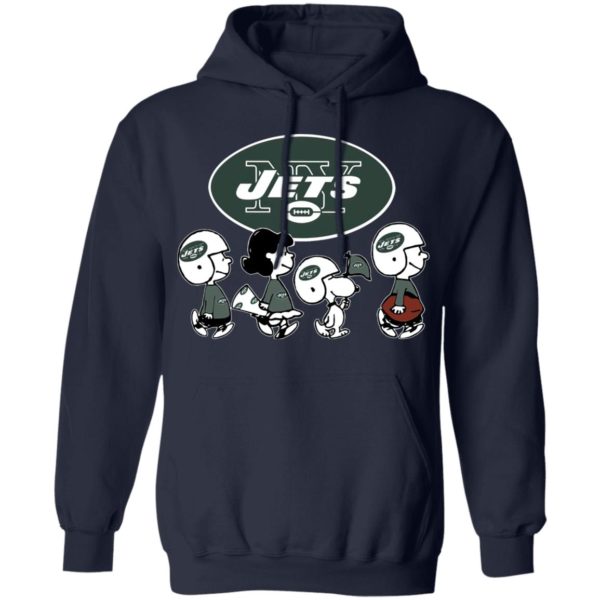 The Peanuts Snoopy And Friends Cheer For The New York Jets NFL Shirt