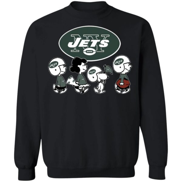 The Peanuts Snoopy And Friends Cheer For The New York Jets NFL Shirt