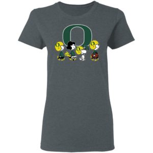 The Peanuts Snoopy And Friends Cheer For The Oregon Ducks NCAA Shirt