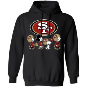 The Peanuts Snoopy And Friends Cheer For The San Francisco 49ers NFL Shirt