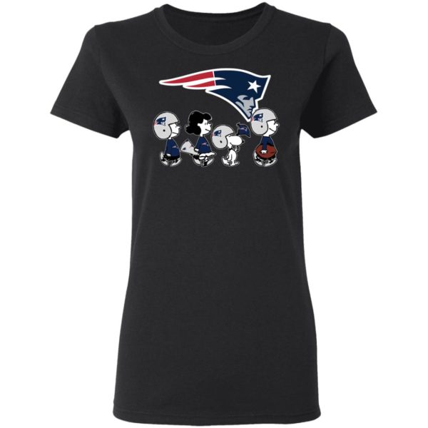 The Peanuts Snoopy And Friends Cheer For The New England Patriots NFL Shirt