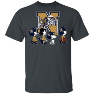 The Peanuts Snoopy And Friends Cheer For The Navy Midshipmen NCAA Shirt