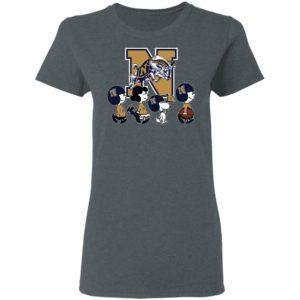 The Peanuts Snoopy And Friends Cheer For The Navy Midshipmen NCAA Shirt