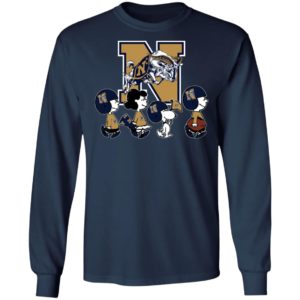 The Peanuts Snoopy And Friends Cheer For The Navy Midshipmen NCAA Shirt