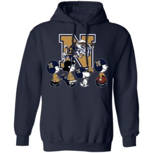 The Peanuts Snoopy And Friends Cheer For The Navy Midshipmen NCAA Shirt