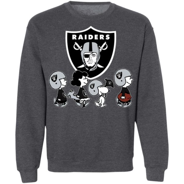 The Peanuts Snoopy And Friends Cheer For The Oakland Raiders NFL Shirt