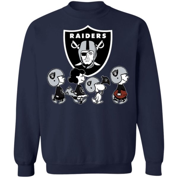 The Peanuts Snoopy And Friends Cheer For The Oakland Raiders NFL Shirt