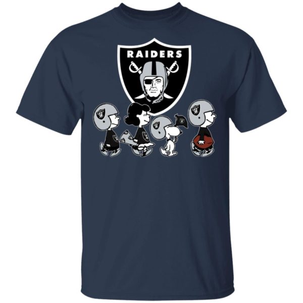 The Peanuts Snoopy And Friends Cheer For The Oakland Raiders NFL Shirt