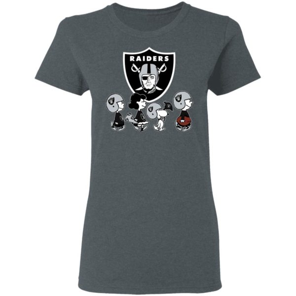 The Peanuts Snoopy And Friends Cheer For The Oakland Raiders NFL Shirt