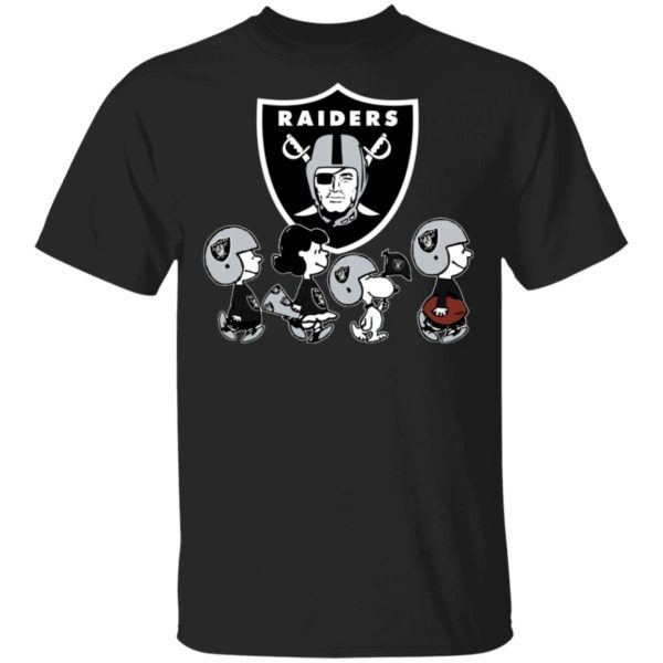 The Peanuts Snoopy And Friends Cheer For The Oakland Raiders NFL Shirt