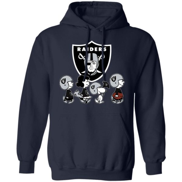 The Peanuts Snoopy And Friends Cheer For The Oakland Raiders NFL Shirt