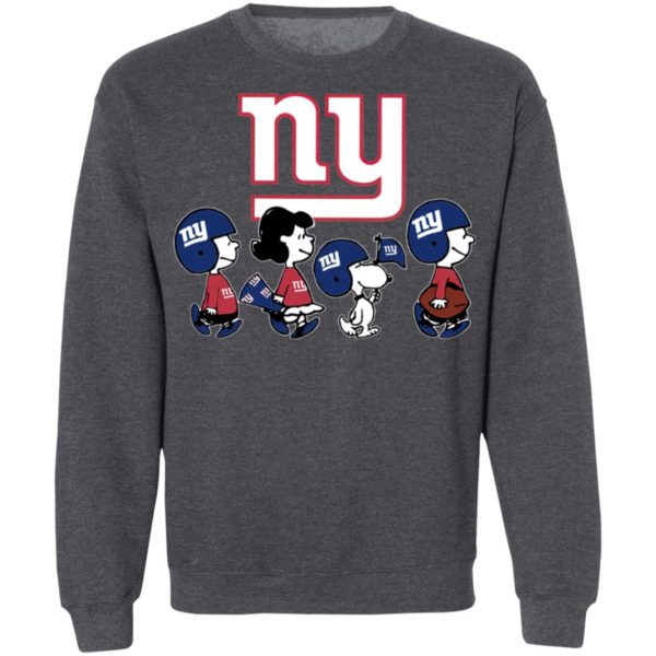 The Peanuts Snoopy And Friends Cheer For The New York Giants NFL Shirt