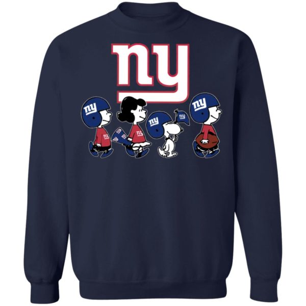 The Peanuts Snoopy And Friends Cheer For The New York Giants NFL Shirt