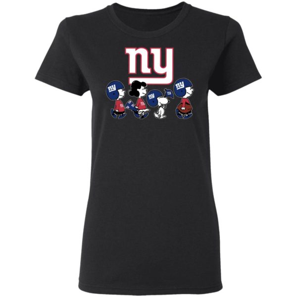 The Peanuts Snoopy And Friends Cheer For The New York Giants NFL Shirt