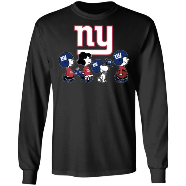 The Peanuts Snoopy And Friends Cheer For The New York Giants NFL Shirt