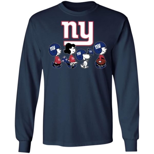 The Peanuts Snoopy And Friends Cheer For The New York Giants NFL Shirt