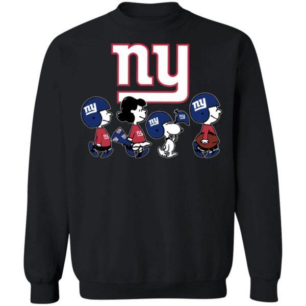 The Peanuts Snoopy And Friends Cheer For The New York Giants NFL Shirt