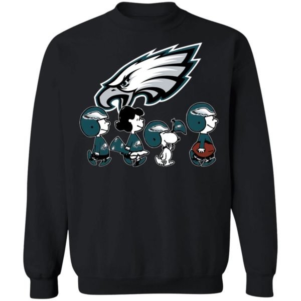The Peanuts Snoopy And Friends Cheer For The Philadelphia Eagles NFL Shirt