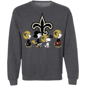 The Peanuts Snoopy And Friends Cheer For The New Orleans Saints NFL Shirt