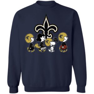 The Peanuts Snoopy And Friends Cheer For The New Orleans Saints NFL Shirt