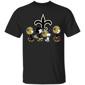 The Peanuts Snoopy And Friends Cheer For The New Orleans Saints NFL Shirt