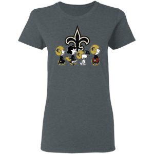 The Peanuts Snoopy And Friends Cheer For The New Orleans Saints NFL Shirt