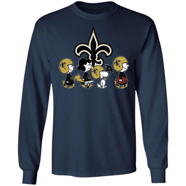 The Peanuts Snoopy And Friends Cheer For The New Orleans Saints NFL Shirt