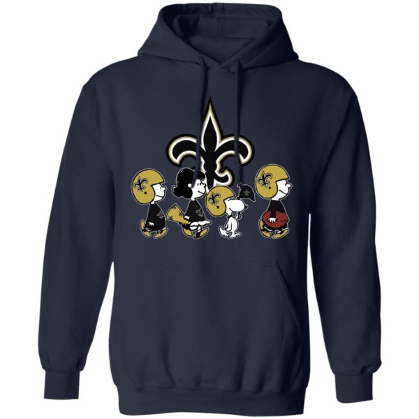 The Peanuts Snoopy And Friends Cheer For The New Orleans Saints NFL Shirt