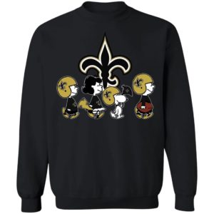 The Peanuts Snoopy And Friends Cheer For The New Orleans Saints NFL Shirt