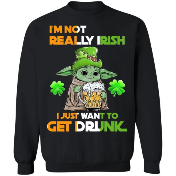 Baby Yoda Irish drunk I Happy St. Patrick’s day Shirt