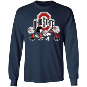 The Peanuts Snoopy And Friends Cheer For The Ohio State Buckeyes NCAA Shirt