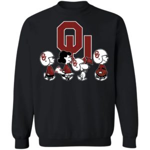 The Peanuts Snoopy And Friends Cheer For The Oklahoma Sooners NCAA Shirt