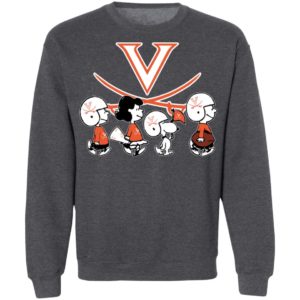 The Peanuts Snoopy And Friends Cheer For The Virginia Cavaliers NCAA Shirt