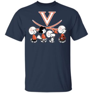 The Peanuts Snoopy And Friends Cheer For The Virginia Cavaliers NCAA Shirt