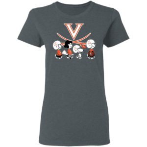 The Peanuts Snoopy And Friends Cheer For The Virginia Cavaliers NCAA Shirt