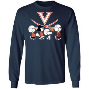 The Peanuts Snoopy And Friends Cheer For The Virginia Cavaliers NCAA Shirt