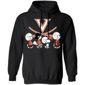 The Peanuts Snoopy And Friends Cheer For The Virginia Cavaliers NCAA Shirt