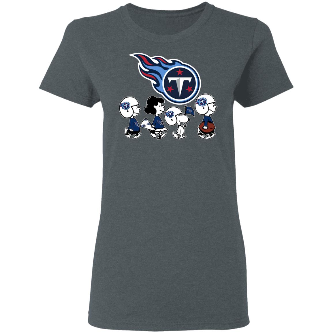Shirt Peanuts Snoopy Cheer NFL For Tennessee And Friends Titans The The