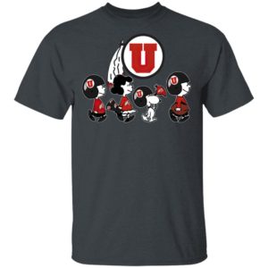 The Peanuts Snoopy And Friends Cheer For The Utah Utes NCAA Shirt