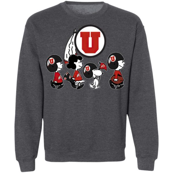 The Peanuts Snoopy And Friends Cheer For The Utah Utes NCAA Shirt