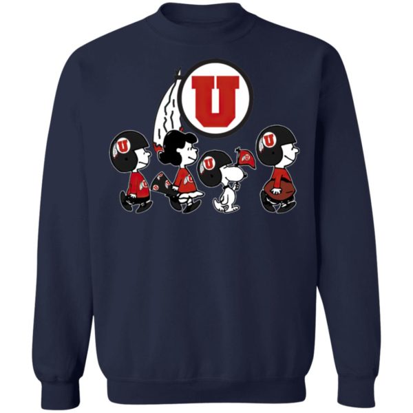 The Peanuts Snoopy And Friends Cheer For The Utah Utes NCAA Shirt