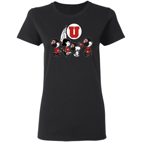 The Peanuts Snoopy And Friends Cheer For The Utah Utes NCAA Shirt