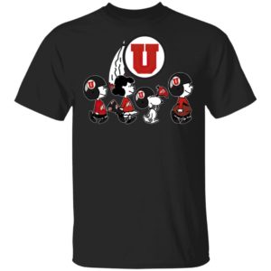 The Peanuts Snoopy And Friends Cheer For The Utah Utes NCAA Shirt