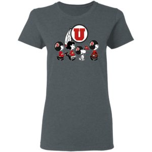 The Peanuts Snoopy And Friends Cheer For The Utah Utes NCAA Shirt